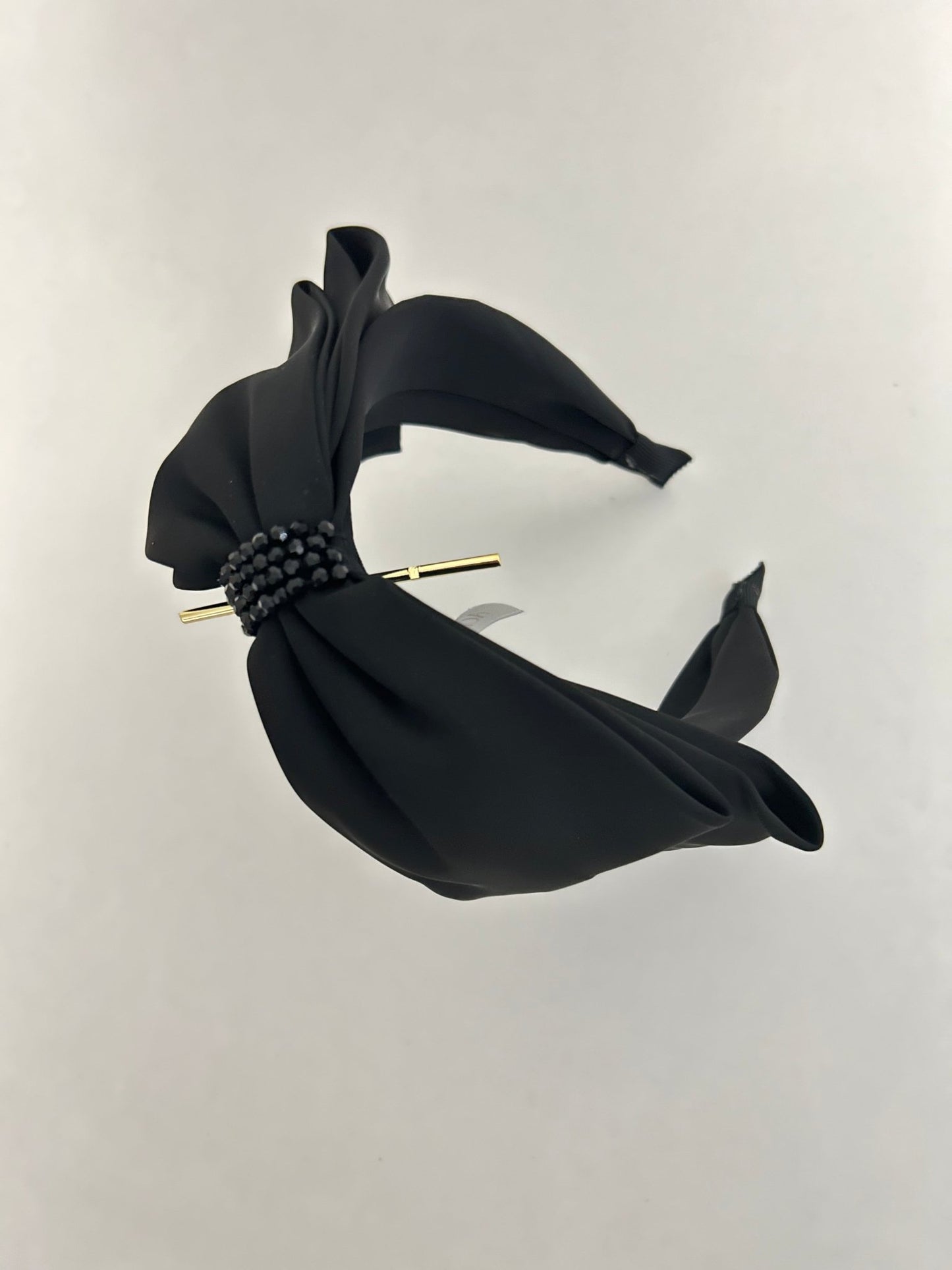 Alina black oversized bow headband - Aurum Jewelry & Accessories